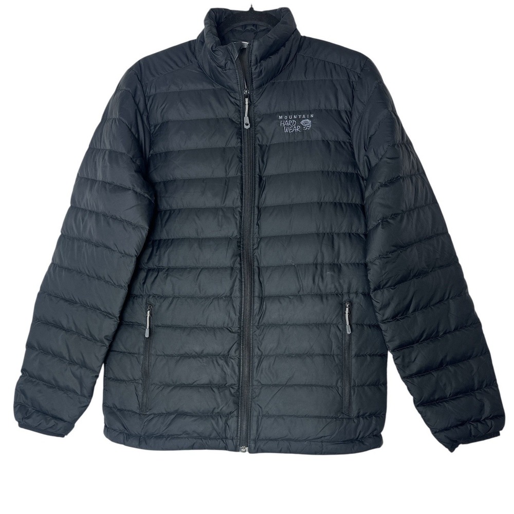Mountain Hardwear Jacket Men Small Black Q.Shield 650 Down Puffer Insulated Flaw